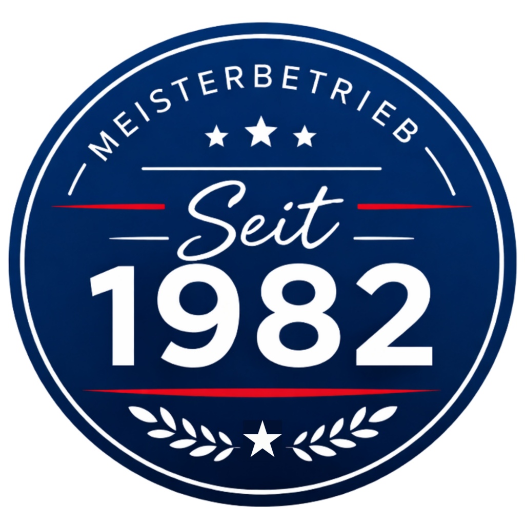 Qualitätssiegel von AM Karosseriebau Meisterbetrieb seit 1982